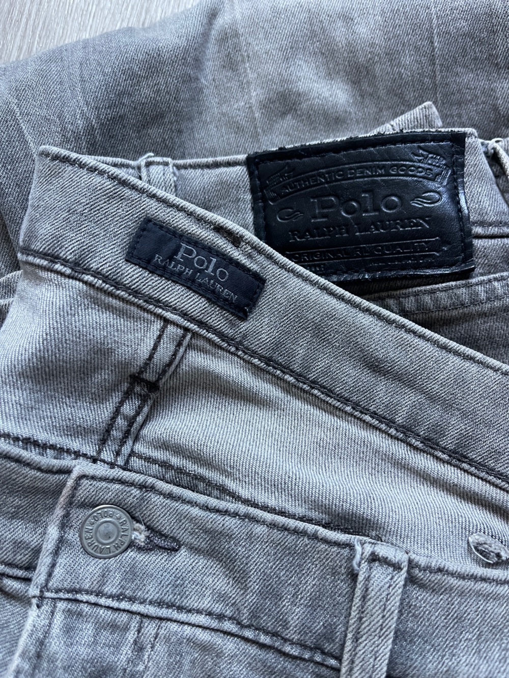 Polo Ralph Lauren Men’s Gray Straight Leg Denim Jeans